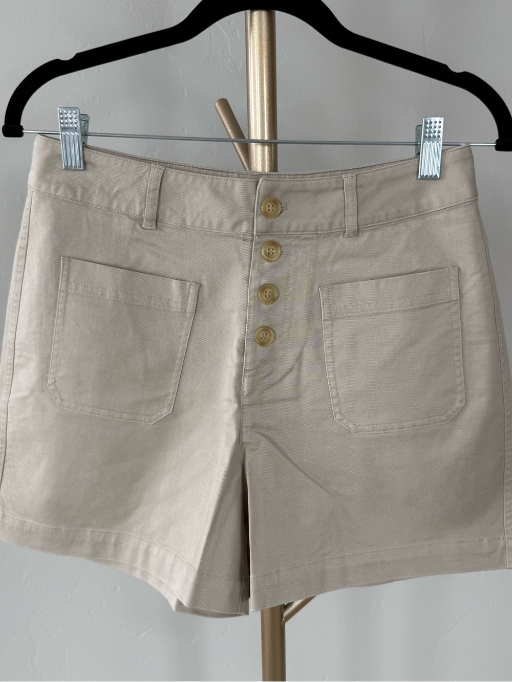 NWT Alp N Rock Button-Front Bermuda Dylan Shorts - Pumice